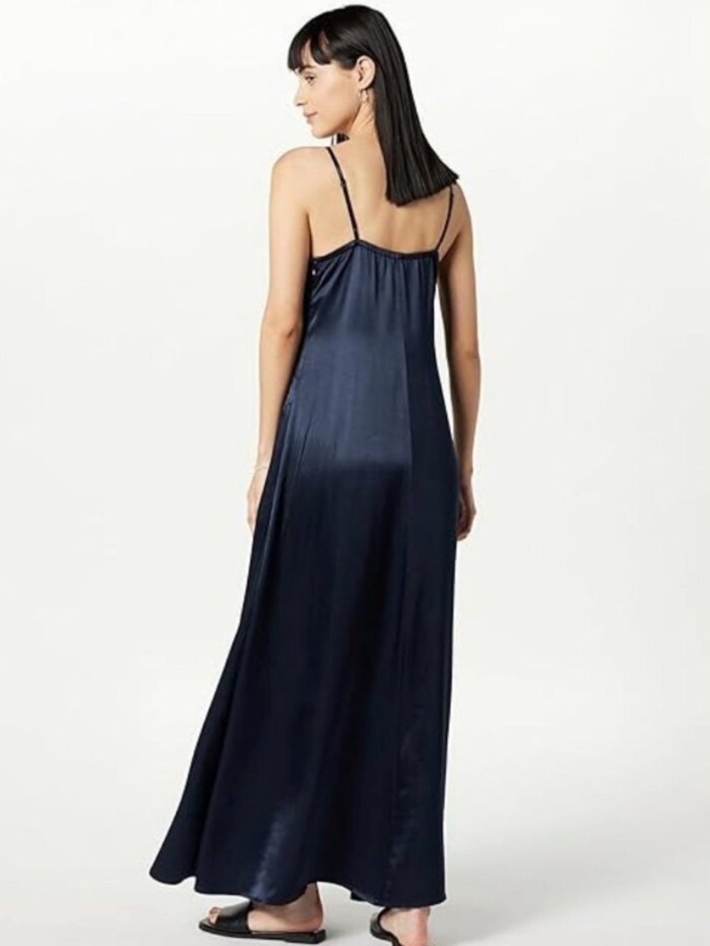 The Drop Long Maxi Slip Dress “Sky Captain” Midnight Blue NWT
Size Small - Picture 2 of 6
